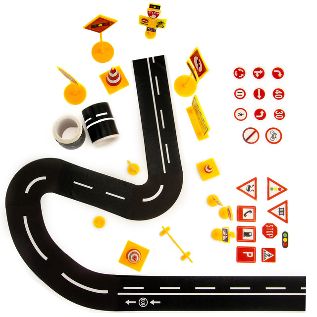 Play Tape Railway Road Tight Curves Track Road Tape for Toy Car DIY Traffic  Road Adhesive